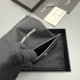 CASSANDRE MATELASSE card case in grain leather