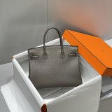 Luxury hermes birkin handbag togo leather 30cm