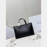 The row Polished Saddle Leather Marcel Bag