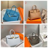 Luxury hermes birkin handbag togo leather 30cm