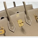 Best hermes Human handmade stiching birkin 30cm Epsom Handbag