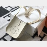 Hermes Evelyne Handbags Replica  off White