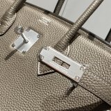 Hermes Birkin 35cm Togo leather Handbags Dark Grey