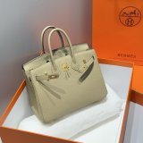 Best Hermes Birkin TOGO Leather Handbags 25CM