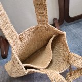 CHLOE Summer Banana tote bag in raffia