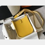 Hermes Evelyne Yellow MINI Bag Replica