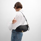 Celine Little Halfmoon Soft Triomphe In Supple SHINY Shoulder L10373778 Bag