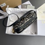 Replica Christian Dior Bobby East-West Blue Bag M9327