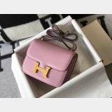 Perfect Hermes handmade Stiching Constance Bag 23cm