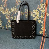 Top Valentino GARAVANI NELLCOTE TOTE  suede BAG SMALL