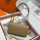 Top Quality Hermes handmade Stiching Constance Elan Bag 24cm