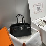 Luxury hermes Human handmade stiching birkin bag 29cm Swift leather