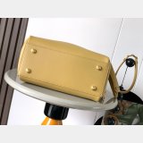 Medium Madrid bag in supple grained calfskin Yellow