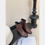 CELINE GARANCE TRIOMPHE STRAP BOOT IN CALFSKIN