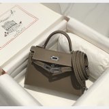 Luxury Hermes human handmade stiching Mini Kelly