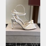 Jimmy choo Sacora Lace Sandals with Crystal-Embellished Sphere