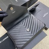 YSL 392737 Envelope Bag in Matelasse Leather