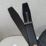TOM FORD Leather Reversible T Belt 38mm
