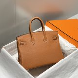Top Hermes Birkin TOGO Leather Handbags 25CM
