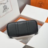 Top Hermes human handmade stiching Garden Party Bag 30cm