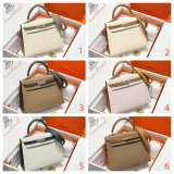 Best Hermes human handmade stiching bag Hass Epsom leather 25cm