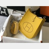 Hermes Evelyne Yellow MINI Bag Replica
