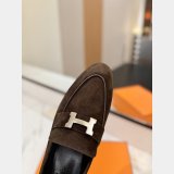 Hermes pairs Women lofer Suede