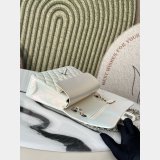 Top Quality CC Flap Lambskin 25cm Pearlescent handbag