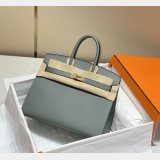 Best hermes Human handmade stiching birkin 30cm Epsom Handbag