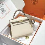 Best Hermes human handmade stiching bag Hass Epsom leather 25cm