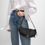 Celine Little Halfmoon Soft Triomphe In Supple SHINY Shoulder L10373778 Bag