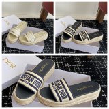 Luxury Dior Dway Platform Slide