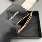 CASSANDRE MATELASSE card case in grain leather