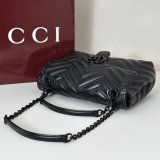 Gucci Perfect 850676 GG Marmont Medium Shoulder Bag