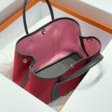 Luxury Hermes human handmade stiching Garden Party Bag 30cm