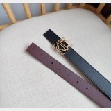Top Loewe Reversible Anagram Belt 2.8CM