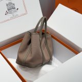 Best Hermes human handmade stiching Garden Party Bag 30cm