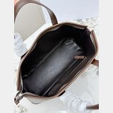 The row Polished Saddle Leather Marcel Bag