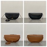 HALFMOON SOFT TRIOMPHE BAG IN SUPPLE LAMBSKIN