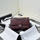 TOP CC Classical 25cm Flap 1112 Caviar leather Handbags