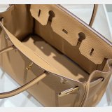 Luxury hermes birkin handbag togo leather 30cm