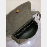 TOP Saint Laurent SUEDE Leather Kaia Small Satchel 619740