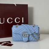 Gucci Designer 837280 GG Marmont Small Shoulder Bag