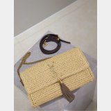 Top Quality YSL Kate Chain Bag With Tassel In Raffia 604276