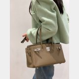 Luxury hermes Human handmade stiching birkin bag 29cm Swift leather