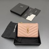 CASSANDRE MATELASSE Fragments bi-fold wallet in grain leather