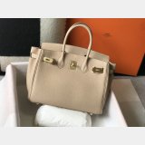 Hermes Birkin 35cm Togo leather Handbags Windbreaker Gray