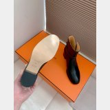 TOP Hermes Saint Germain ankle Leather boot
