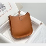 Replica Hermes Evelyne III TPM Mini golden-brown Bags