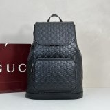 Gucci 1:1 Mirror 854750 Men GG Emblem Medium Backpack Bag